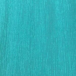 GAZE DUPLA RISCA LUREX TURQUESA