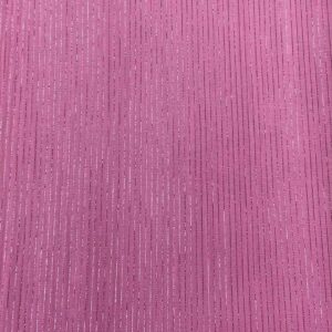 GAZE DUPLA RISCA LUREX ROSA
