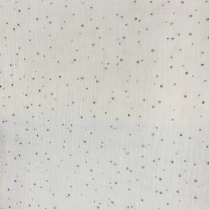GAZE DUPLA PINTA LUREX BRANCO