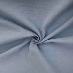 GAZE DUPLA LISA AZUL