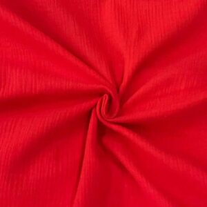 GAZE DUPLA LISA VERMELHO