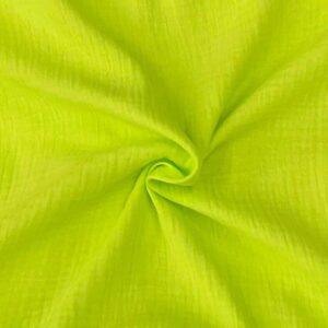 GAZE DUPLA LISA VERDE FLUO