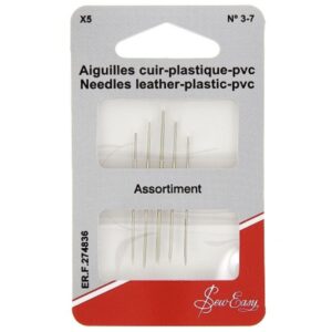 AGULHAS COURO/PLÁSTICO/PVC